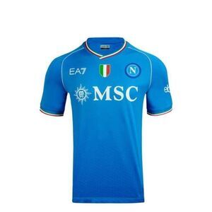 EA7 SSC Napoli Home Match Mario Shirt 2023/24 Blue L NWT IN PACKAGE
